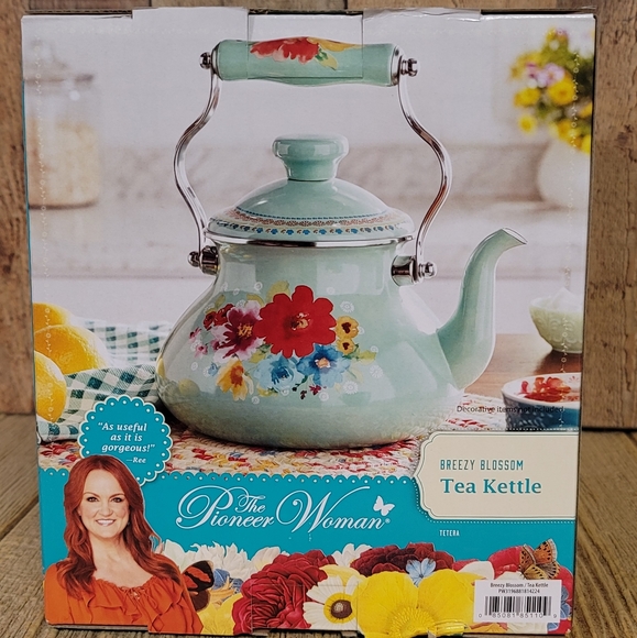 The Pioneer Woman Other - Pioneer woman breezy blossom whistling teapot